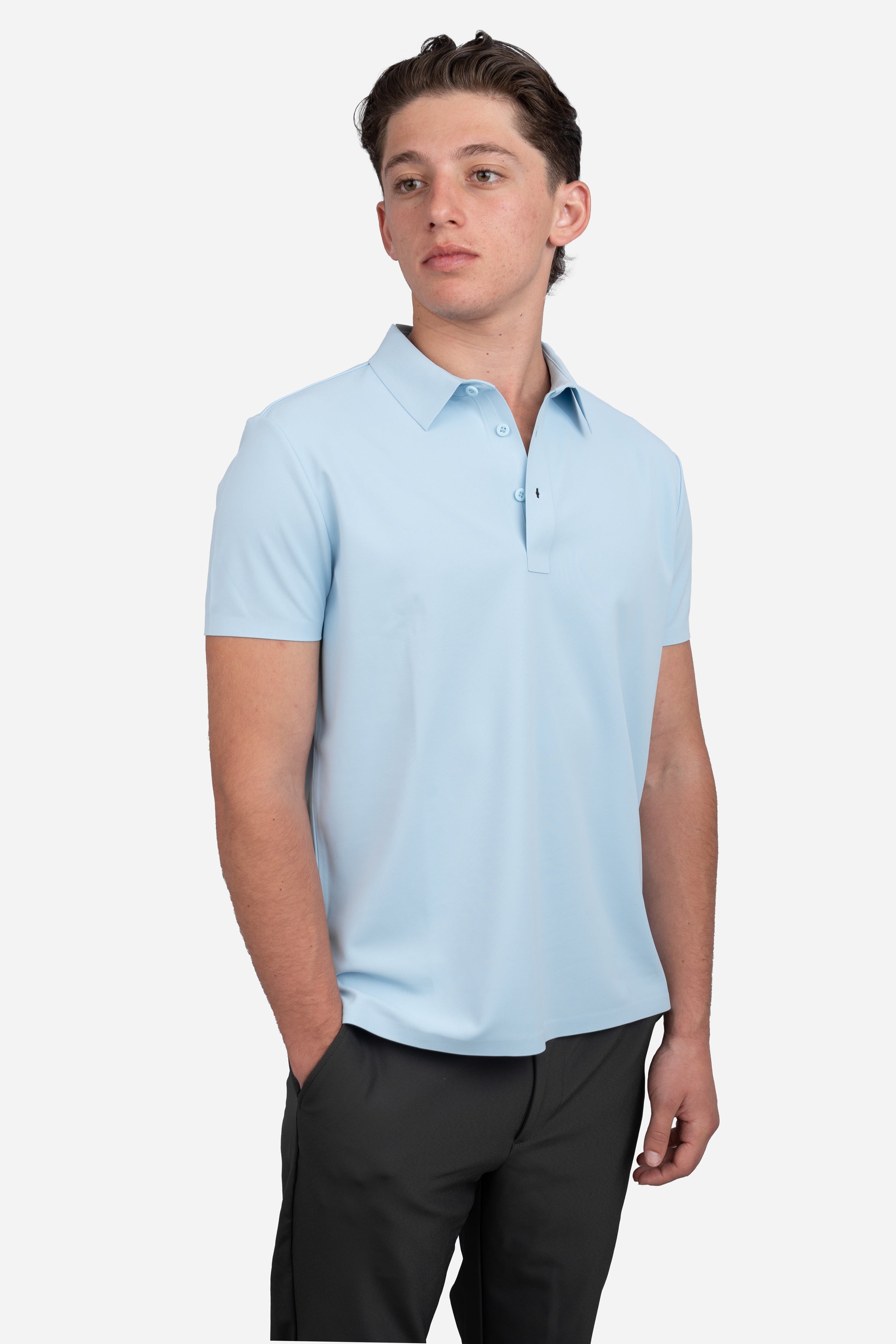 Tech Polo Sky Blue